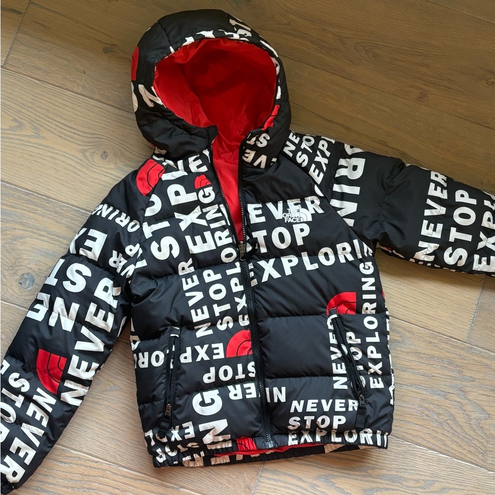 The North Face Big Boys Printed Hyalite Down Jacket